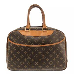 LOUIS VUITTON Deauville Monogram Handbag Monogram Canvas